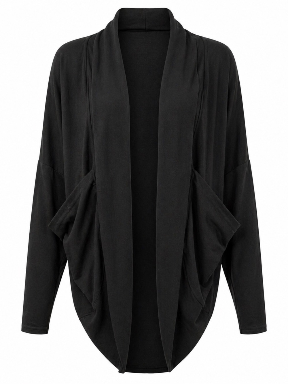 EMK Everyday Meagan Cardigan | Black Bamboo-Blend | Size S | Made in Canada
